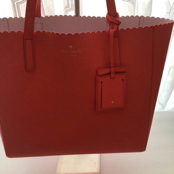 Kate Spade Coral Tote - Picture 4 of 17
